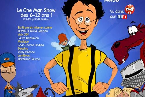 Pour les vacances d'Halloween ne loupez pas ce one man show familial : Bonaf Ce Heros