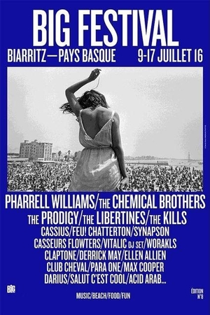 Pharrell Williams sur scène parmis tant d'autres, casting.fr vous offre des invitations pour le Big Festival!