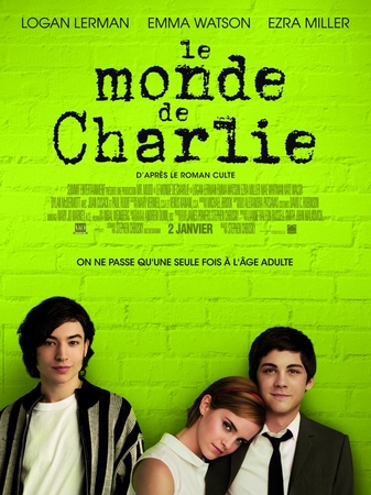 Le film "Le Monde de Charlie" adapté du roman culte avec Emma Watson le 2 janvier au cinéma!