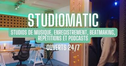 [DÉCOUVERTE] STUDIOMATIC, LES STUDIOS D'ENREGISTREMENT ET DE MUSIQUE ACCESSIBLES À TOUS 24/7