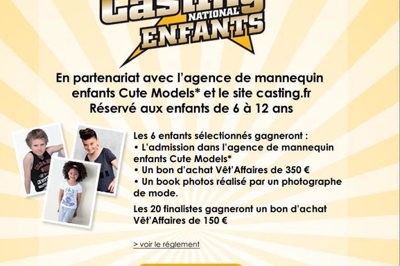 Participez au grand casting national Vêt' Affaires !