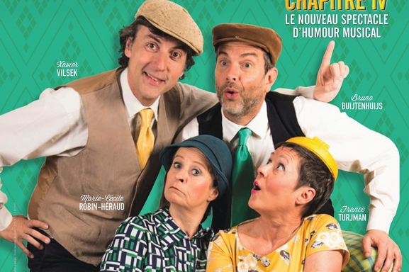 Le spectacle musical humoristique “The Barber Shop Quartet” revient avec le “Chapitre 4” !