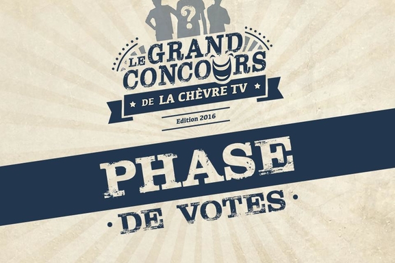 Il est l'heure de voter pour votre vidéo préfèrée du grand concours de la Chèvre TV