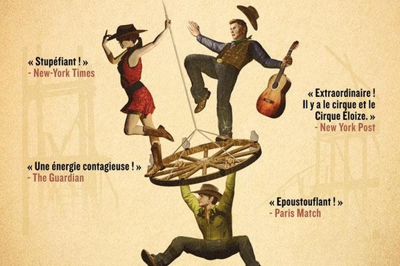 Le "Cirque Eloize" présente sa nouvelle création "Saloon" inspirée du Far West Américain au 13ème Art Théâtre!