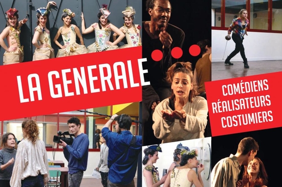 La Générale, l'école du Théâtre et de l'image vous ouvre ses portes Samedi 10 décembre 2016