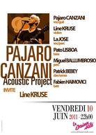 Pajaro Canzani Vendredi 10 juin au club Le baiser salé !