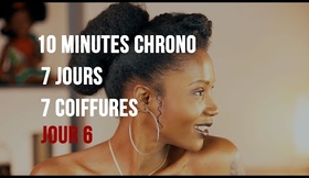 10 minutes chrono / 7 jours / 7 coiffures / 6ème coiffures de la semaine