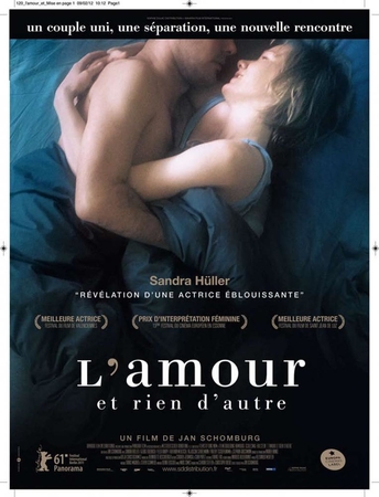 Le DVD "L'amour et rien d'autre" le film allemand qui vous promet une belle réflexion sur l'amour !