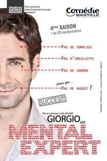 "Giorgio Mental Expert" arrive à la Comédie Bastille