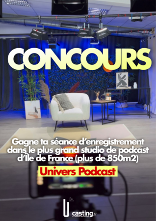 Jeu-concours : Lancez votre podcast avec Casting.fr et Univers Podcast !