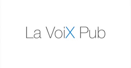 La voix pub